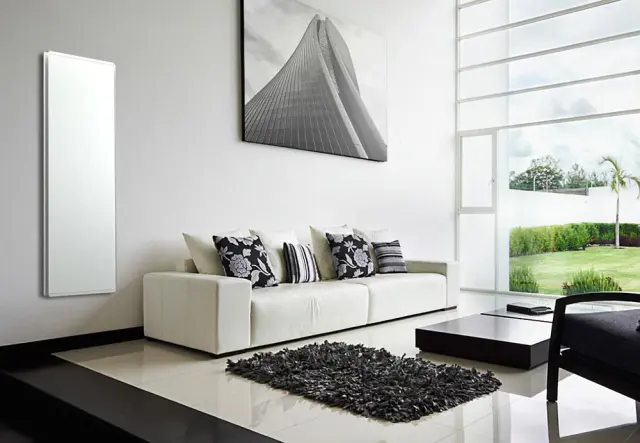 Radialight Icon WiFi 750 Watt Λευκό - Κάθετο Ψηφιακό Σώμα Θέρμανσης 3