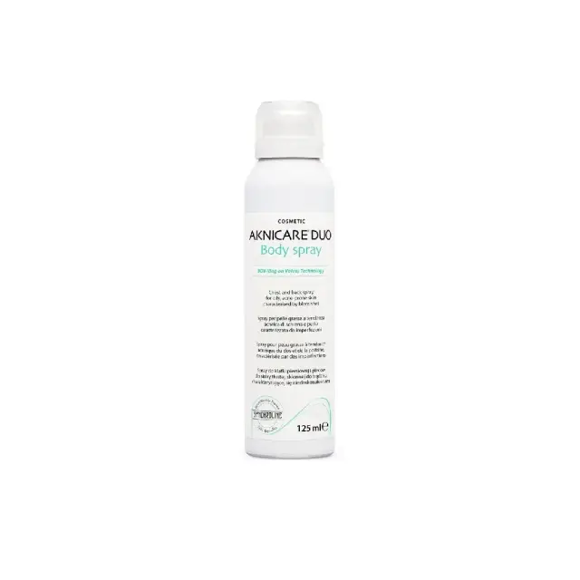 Synchroline Aknicare Duo Body Spray Σπρέι Για Στήθος Και Πλάτη Για Δέρμα Με Τάση Ακμής 125ml