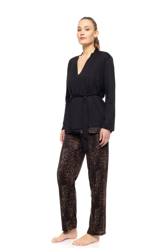 W1713 - Type - PYJAMA 3PCS LEOPARD - S 2