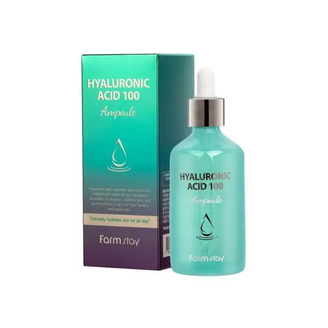 Farmstay Hyaluronic Acid 100 Ampoule Ενυδάτωση Προσώπου με Υαλουρονικό, 100ml