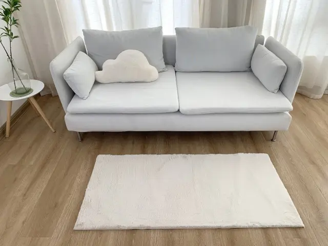 Χαλί 200x290 Γούνινο Anna Riska Felicity Sand 100% Πολυέστερ
