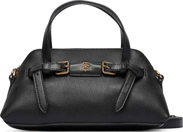 Tommy Hilfiger Γυναικεία Μικρή Τσάντα Th Buckle Mini Tote Μαύρο