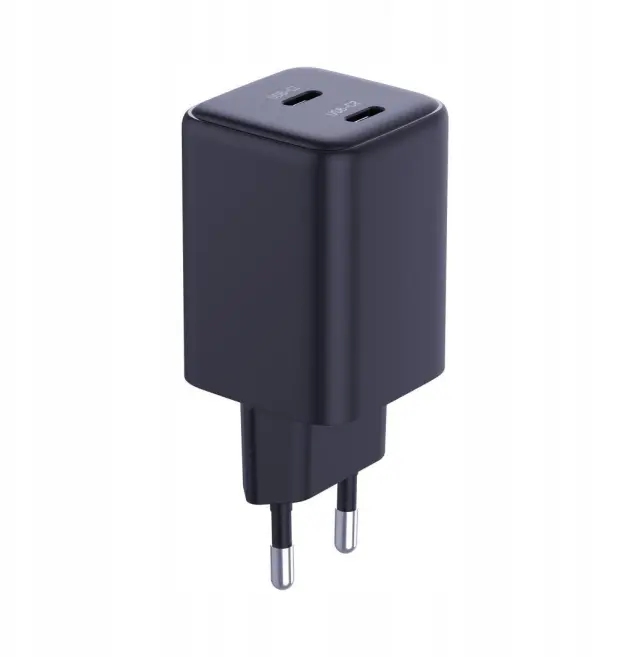 3mk Φορτιστής Hyper Charger PD 45W GaN QC4+ PPS 2C Super-Fast Charge 2.0 Black 2