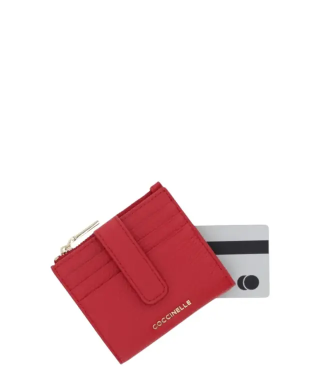 Coccinelle - Γυναικείο Πορτοφόλι Metallic Soft E2MW511F701-R02 Κόκκινο 2