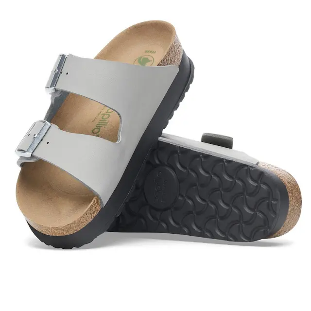 Γυναικείες Ανατομικές Παντόφλες Birkenstock Arizona Pap Platform 1028439 Γκρι Narrow Fit Γκρι - 37 3