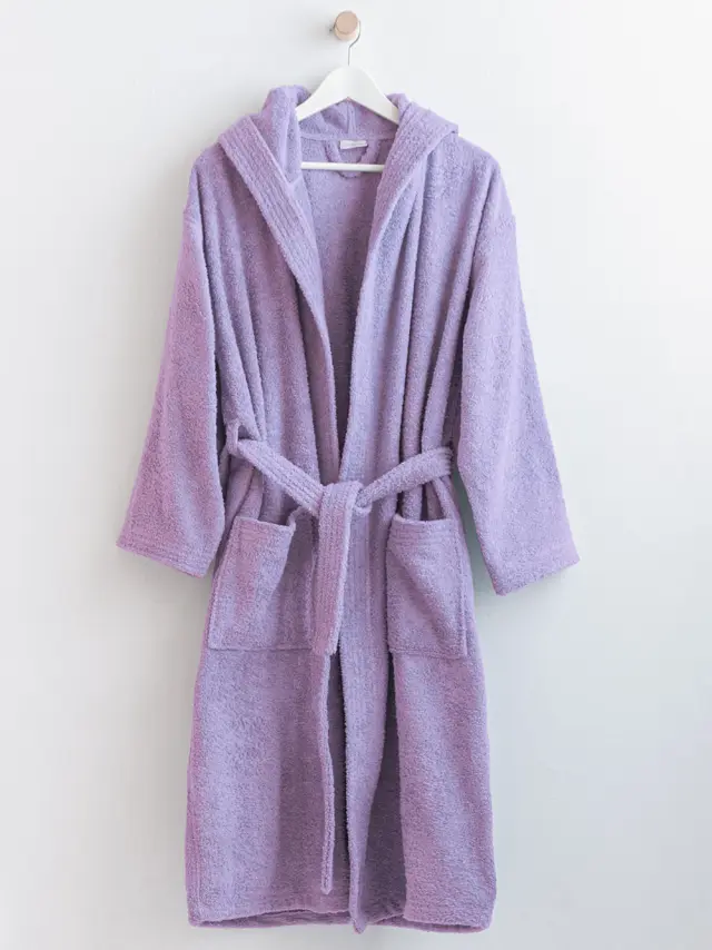 Μπουρνούζι Με Κουκούλα Bathrobe Collection Classic Lavender Xl Palamaiki