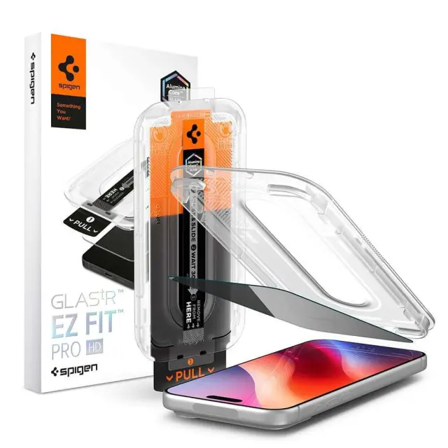 Spigen Glass tR EZ Fit Pro HD (Privacy) 1 Pack, transparency - iPhone 18 Pro