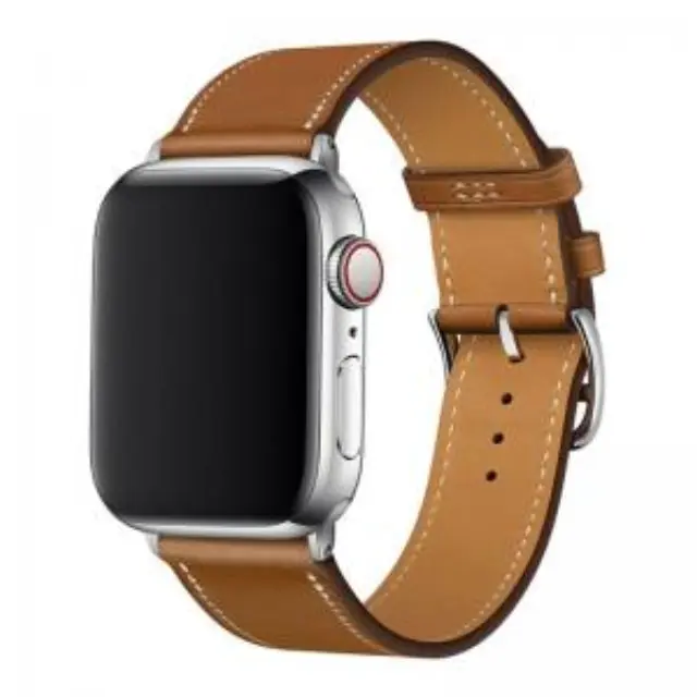 Λουράκι Devia Elegant PU Leather Apple Watch (38/ 40/ 41/ 42mm) Καφέ N62150 2