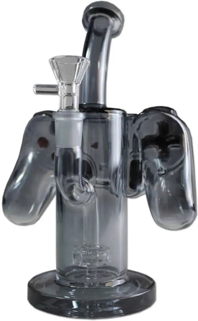 Γυάλινο Bong «Gamepad» + Diffuser 23cm 2