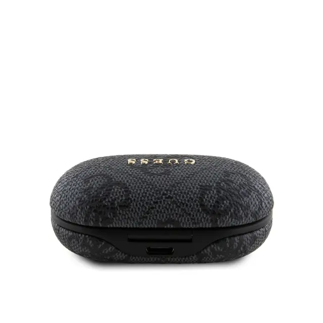 Guess PU 4G Metal Logo TWS Wireless Earphones Black 3