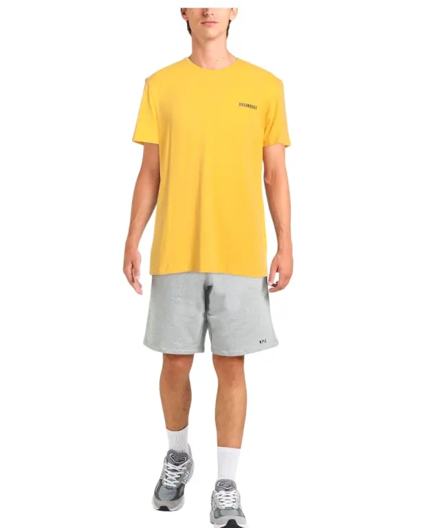 Bikkembergs - Ανδρικό T-shirt Κοντομάνικο BKK2MTS01-YELLOW Κίτρινο 3