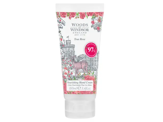 WOODS OF WINDSOR Nourishing Hand Cream True Rose Θρεπτική και Ενυδατική Κρέμα χεριών με Άρωμα τριαντάφυλλο 100ml