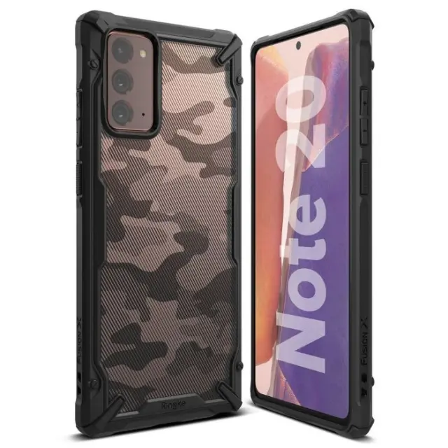 Ringke Fusion-X Σκληρή Θήκη με TPU Bumper για Samsung Galaxy Note 20 -Camouflage