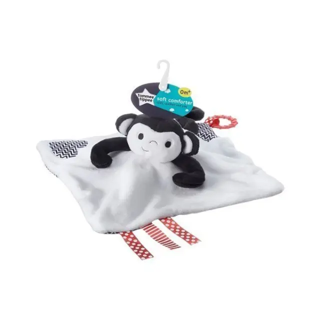 Tommee Tippee Marco Monkey Soft Comforter Toy από Ύφασμα για Νεογέννητα