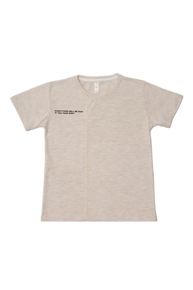 T-Shirt Kid Everything Μπεζ