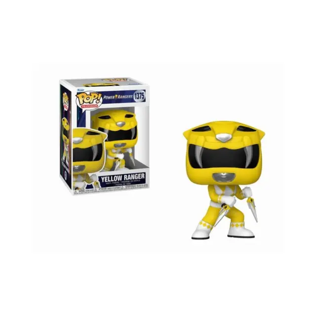 Funko Pop! Television: Power Rangers - Yellow Ranger #1375 Vinyl Figure (72158) 2