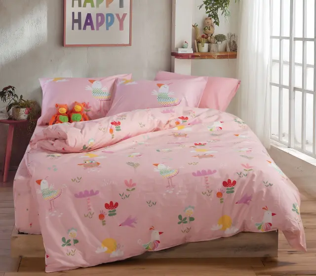 Nef-Nef Birds Mania σετ παιδικά σεντόνια μονά 170x260cm 039535-1 - OS 2