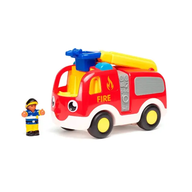 WOW Toys Πυροσβεστικό Όχημα Με Μηχανισμό Push & Go Και Φιγούρα (1-5 ετών) 110714 2
