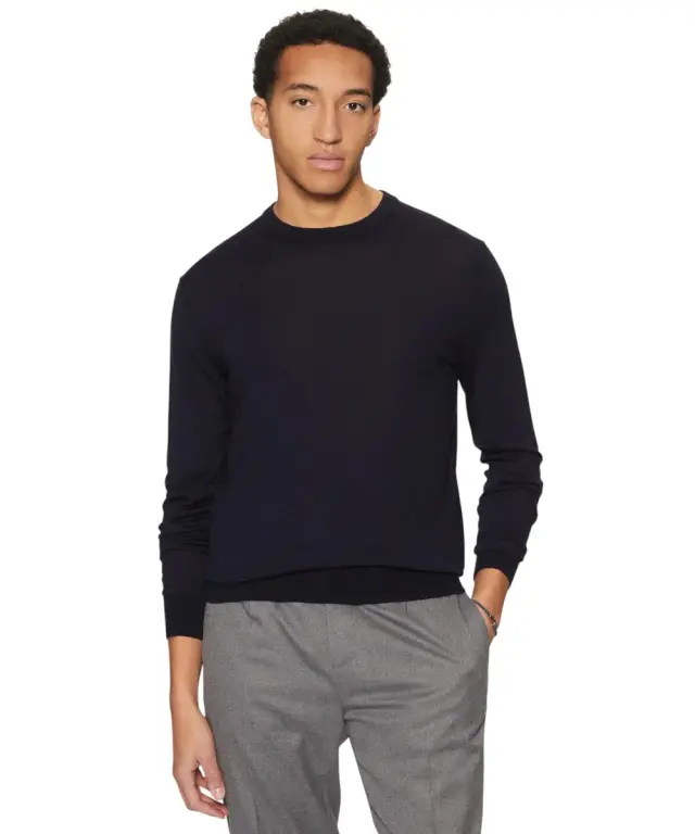 Guess - Ανδρικό Πουλόβερ Regular Fit M5RR36Z3LZ0-JBLK Μαύρο - M