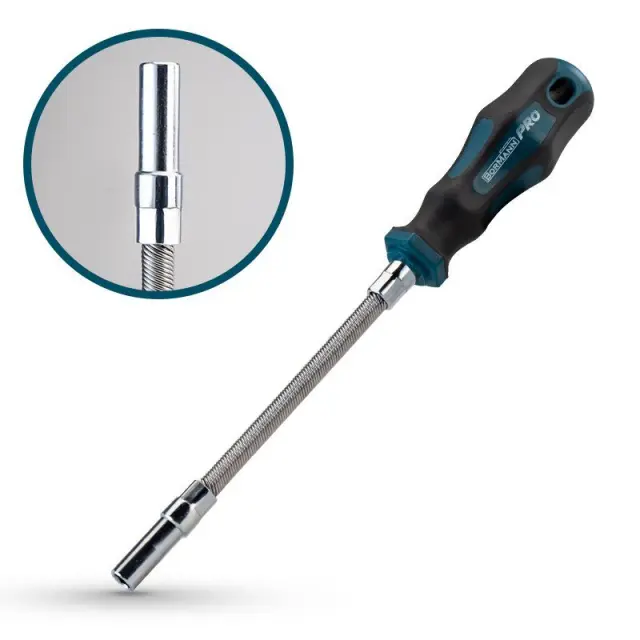 Bormann Pro BHT7072 - Κατσαβίδι εύκαμπτο για μύτες 1/4" CrV (046073)