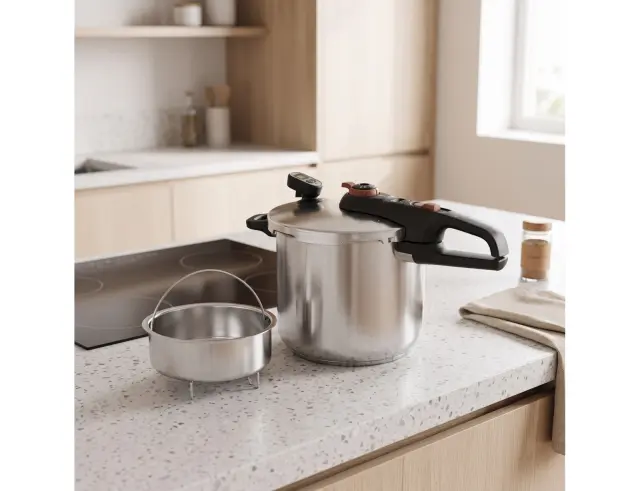 Χύτρα Ταχύτητας Tefal Secure Chrono με χωρητικότητα 8L και διάμετρο 22cm P2594401