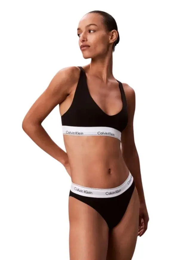 Calvin Klein γυναικείο σλιπ high leg tanga QF8524-2