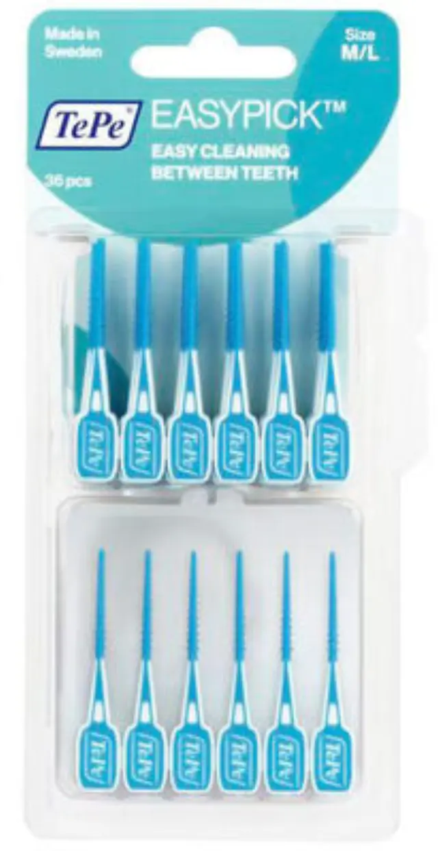 TePe Easypick Ελαστική Οδοντογλυφίδα με θήκη M/L, 36 τεμάχια