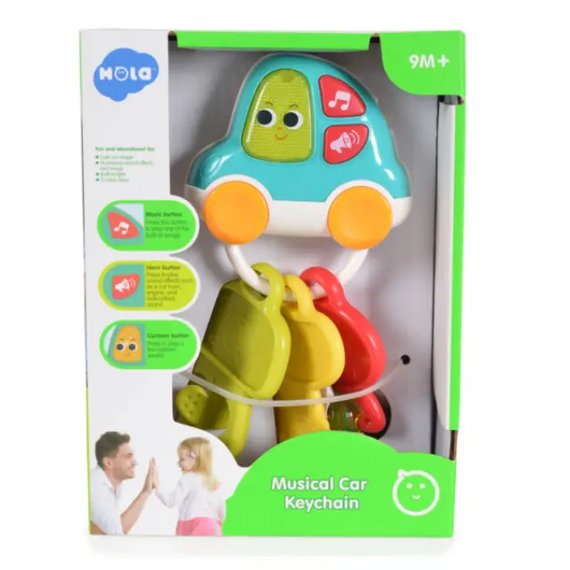Hola Toys Μουσική Κουδουνίστρα Με Κλειδάκια E8996