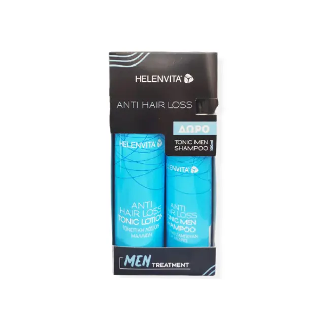 Helenvita Anti Hair Loss Tonic Lotion, 100ml + Δώρο Anti Hair Loss Tonic Men Shampoo, 100ml