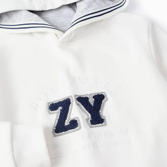 Zippy Φούτερ Χρώμα Εκρού 31065196041 3