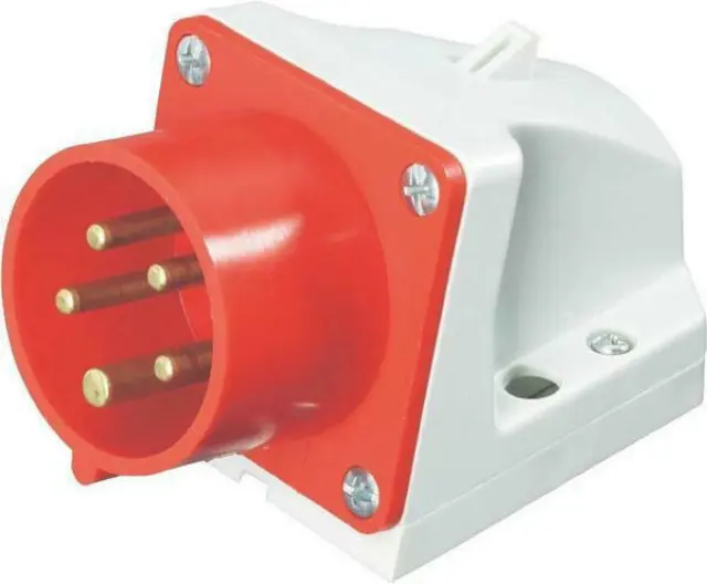 CEE-wall mounted plug 16A 5p 6h IP44