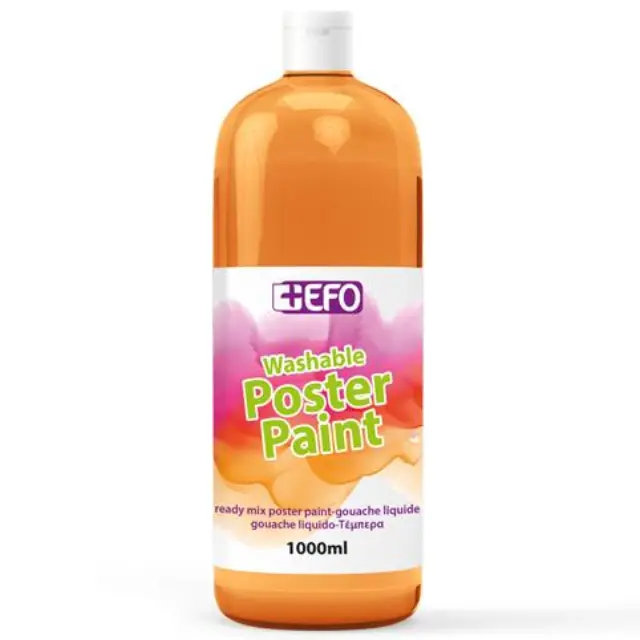 Τέμπερα +Efo 1000ml Πορτοκαλί