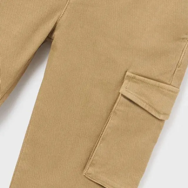 Junior 10 έως 18 ετών Παντελόνι cargo slim fit Better Cotton καρύδια 2