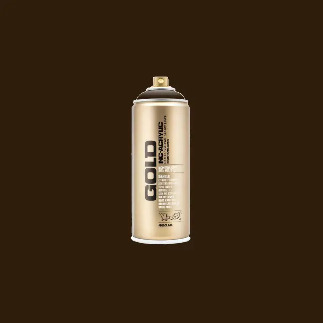 Montana Gold Spray Paint 400ml SHOCK 8020 Brown Dark