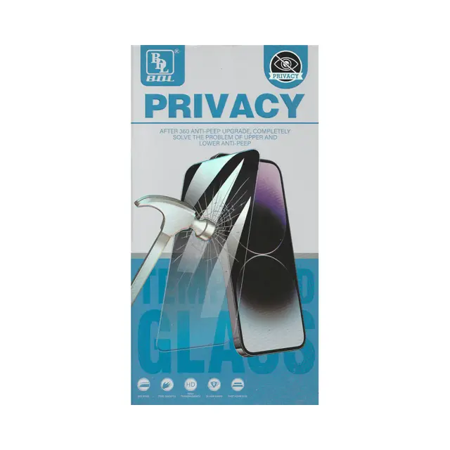 Προστατευτικό Τζάμι Οθόνης BDL Privacy Film Tempered Glass Apple iPhone 15 / 16 2