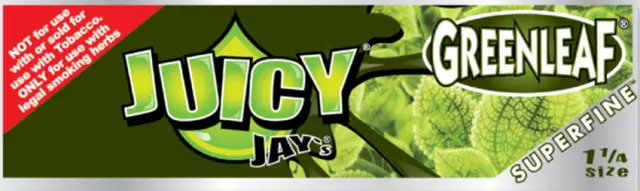 Juicy Jays Χαρτάκια - SUPERFINE- GreenLeaf 1¼ - 32φ.