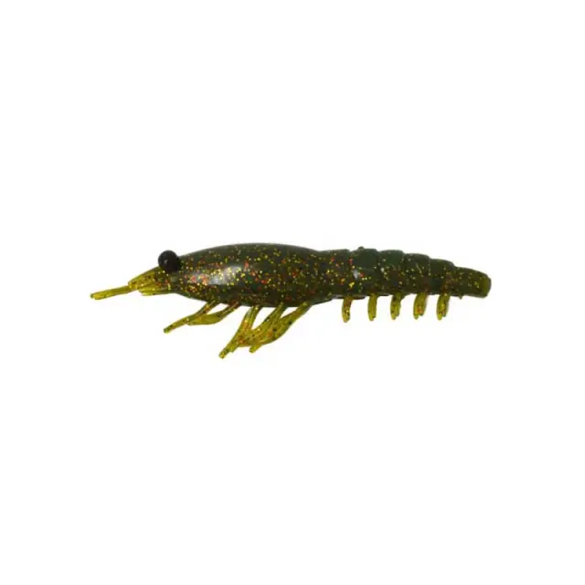 Σιλικονούχο Nikko Soft Shell Shrimp 7.6cm 4τμχ Αρωματισμένη Γαρίδα UV Orange 2