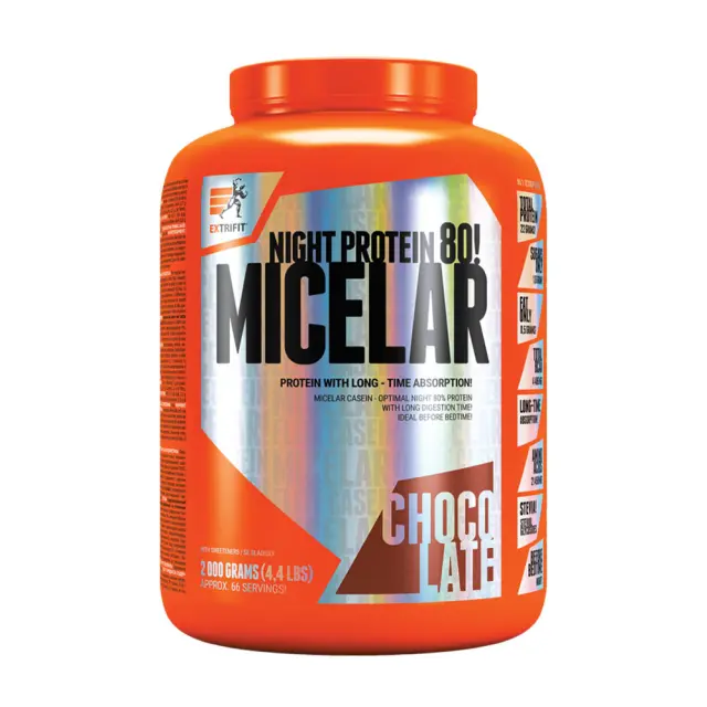 Extrifit Micelar Casein chocolate, 2000-g