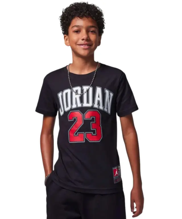 Jordan - Παιδική Μπλούζα T-Shirt Practice Flight 95A088-KR5 Μαύρο - 8 ετών
