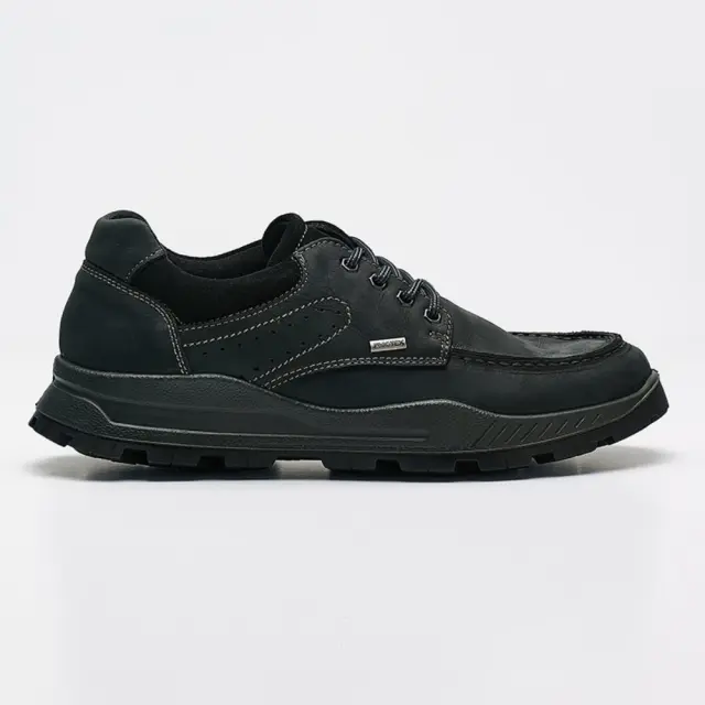 Imac Sneakers Ανδρικό δέρμα Μαύρο IMA/452188 BLACK