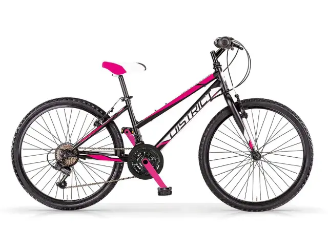 ΠΟΔΗΛΑΤΟ MBM DISTRICT MTB 20'' 018-024 ΓΥΝΑΙΚΕΙΟ 6 ΤΑΧΥΤΗΤΩΝ - ΜΑΥΡΟ-ΦΟΥΞΙΑ - 35