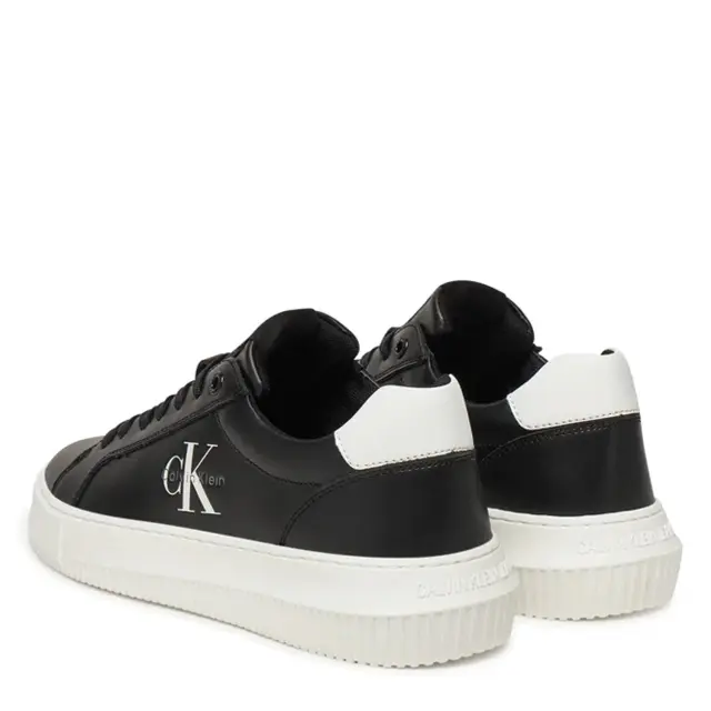 Γυναικεία Δερμάτινα Sneakers Calvin Klein YW0YW01872-0GM Μαύρα Μαύρο - 39 3