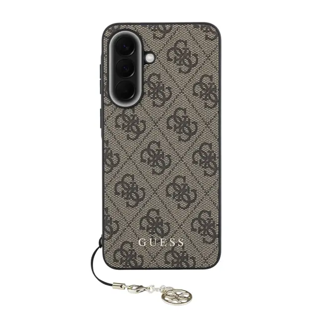 Guess 4G Charm Case for Samsung Galaxy A57 Brown 3