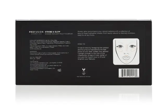 Profusion Cosmetics Παλέτα Λάμψης Strobe & Glow 2