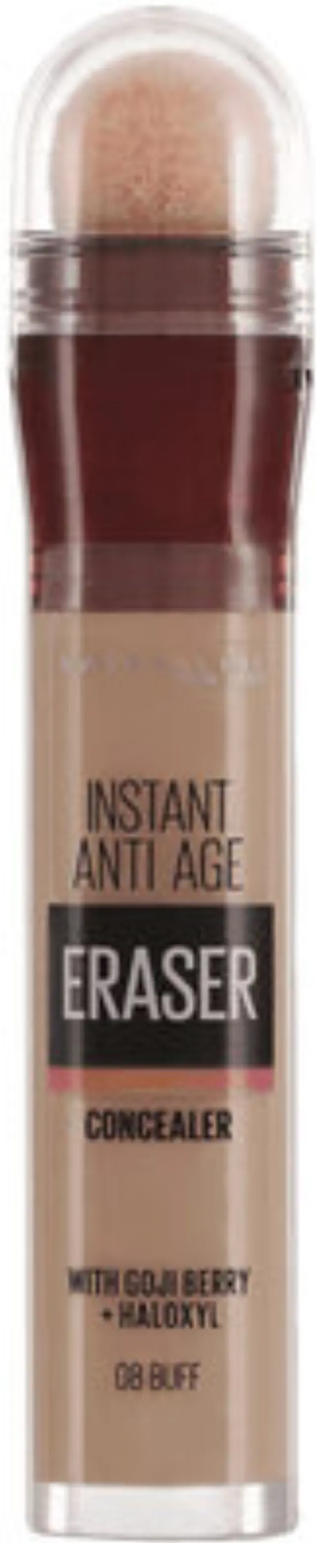 Maybelline Instant Anti-Age Eraser Eye Concealer 08 Buff Beige Κονσίλερ με Σφουγγαράκι, 6.8ml