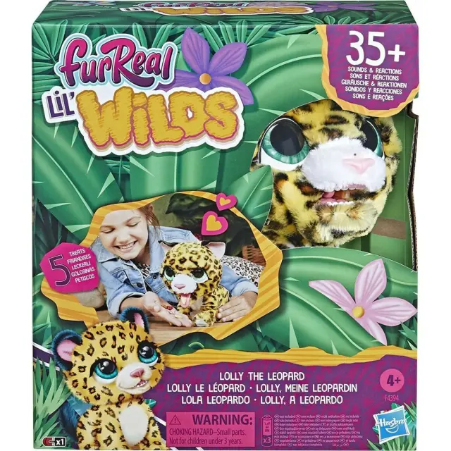 Hasbro Furreal Lil Wilds Lolly The Leopard Animatronic Toy Electronic F4394