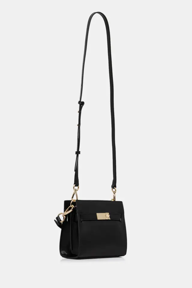 Tommy Hilfiger - Γυναικεία Τσάντα Th Heritage Mini Satchel AW0AW16896-BDS Μαύρο 2