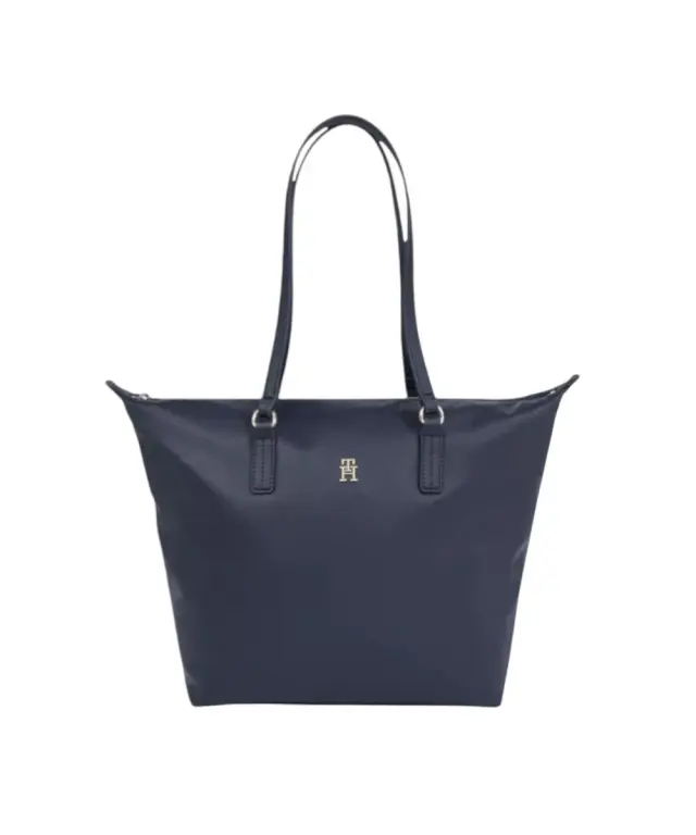 Tommy Hilfiger - Γυναικεία Τσάντα Ώμου Th Poppy AW0AW16477-DW6 Μπλε Σκούρο