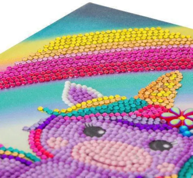 Craft Buddy Notebook Crystal Art Unicorn Smile 2