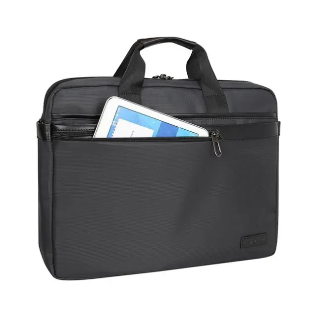 Wozinsky Laptop Bag with Handle and Adjustable Shoulder Strap WET-15 15.6" Black 2